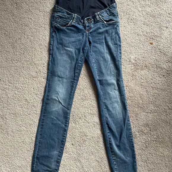 Thyme Maternity Jeans XS -2 Pair - Picture 2 of 5